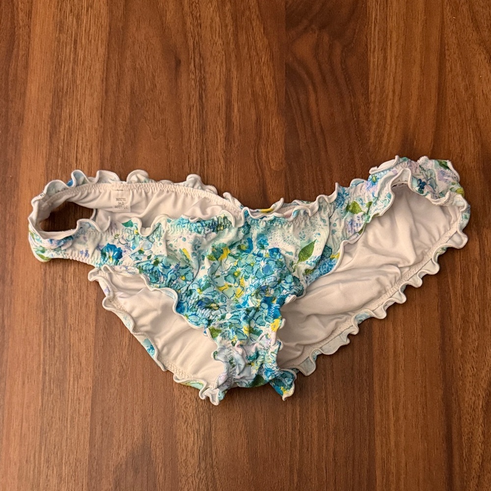 Victoria’s Secret Floral Ruffle Bikini Bottom - Picture 1 of 5